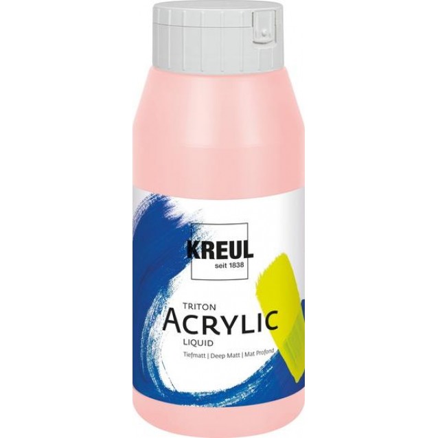 Kreul 750ml Triton Acrylic Liquid Light Rose
