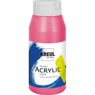 Kreul 750ml Triton Acrylic Liquid Violet Red