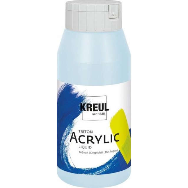 Kreul 750ml Triton Acrylic Liquid Light Sky Blue