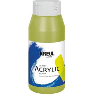 Kreul 750ml Triton Acrylic Liquid Olive Green light