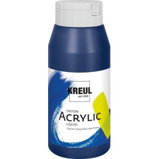 Kreul 750ml Triton Acrylic Liquid Phthalo Blue