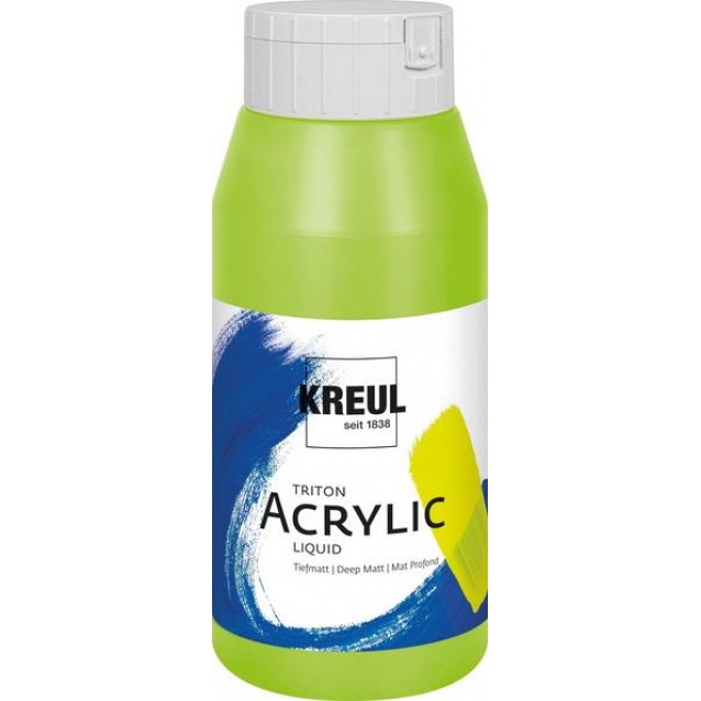 Kreul 750ml Triton Acrylic Liquid Vermilion Green