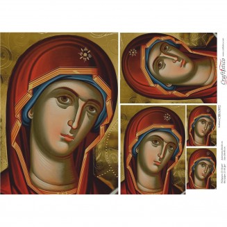 Craftistico Ριζόχαρτο Decoupage 30x40cm Παναγία