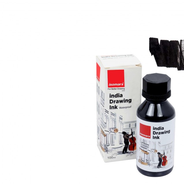Isomars 100ml Μελάνι Σχεδίου Waterproof Μαύρο