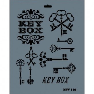 Rich Stencil 25x35cm 110