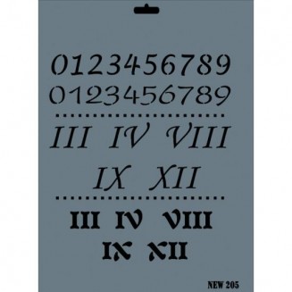 Rich Stencil 25x35cm 205