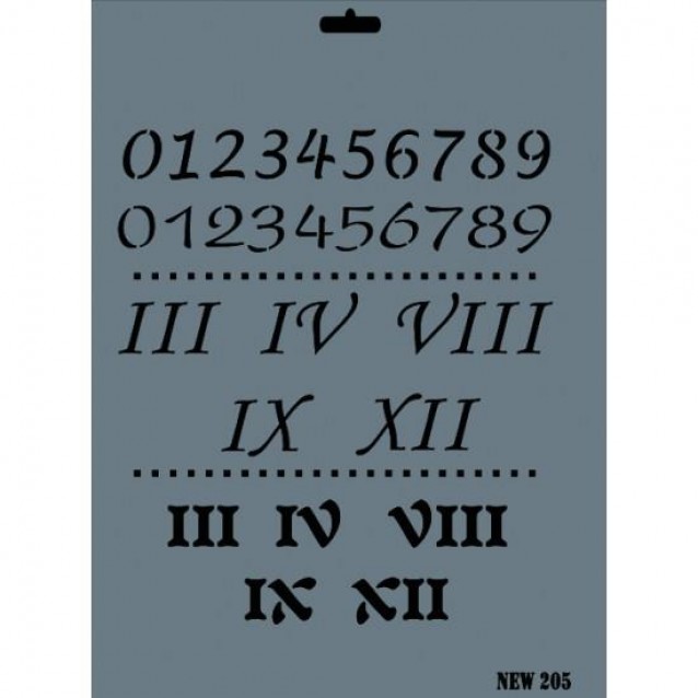 Rich Stencil 25x35cm 205