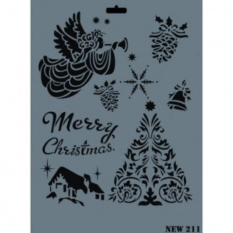 Rich Stencil 25x35cm 211