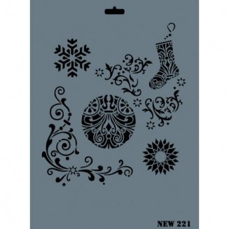 Rich Stencil 25x35cm 221