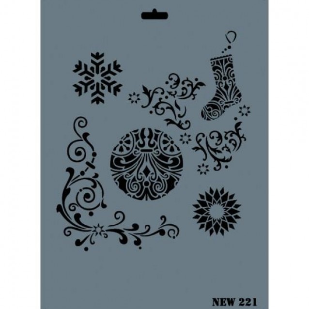 Rich Stencil 25x35cm 221