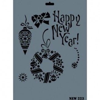 Rich Stencil 25x35cm 223