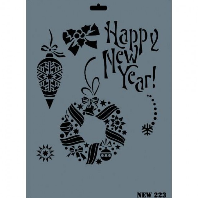 Rich Stencil 25x35cm 223