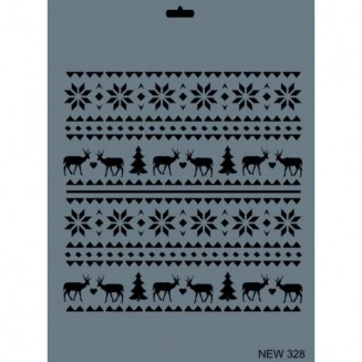 Rich Stencil 25x35cm 328