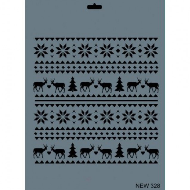 Rich Stencil 25x35cm 328