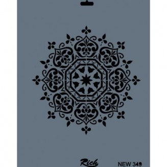 Rich Stencil 25x35cm 349