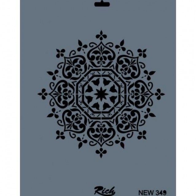 Rich Stencil 25x35cm 349