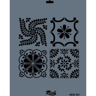 Rich Stencil 25x35cm 351