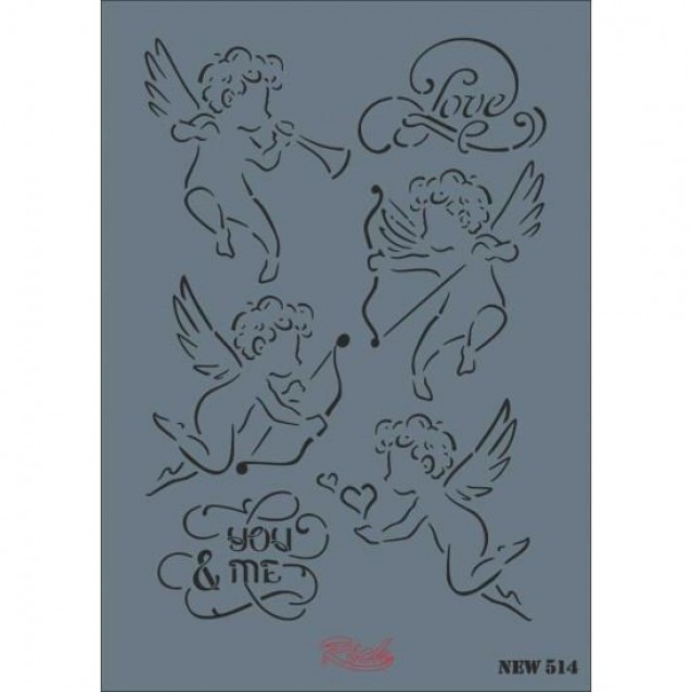 Rich Stencil 25x35cm 514