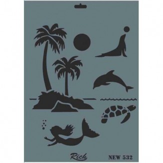 Rich Stencil 25x35cm 532