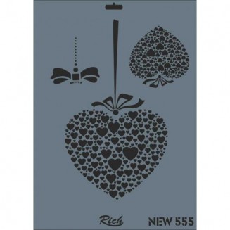 Rich Stencil 25x35cm 555