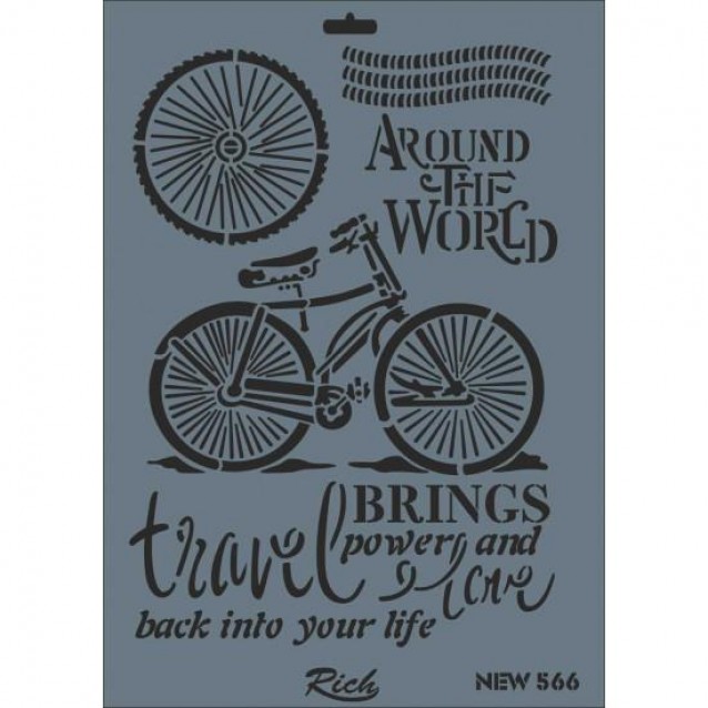 Rich Stencil 25x35cm 566