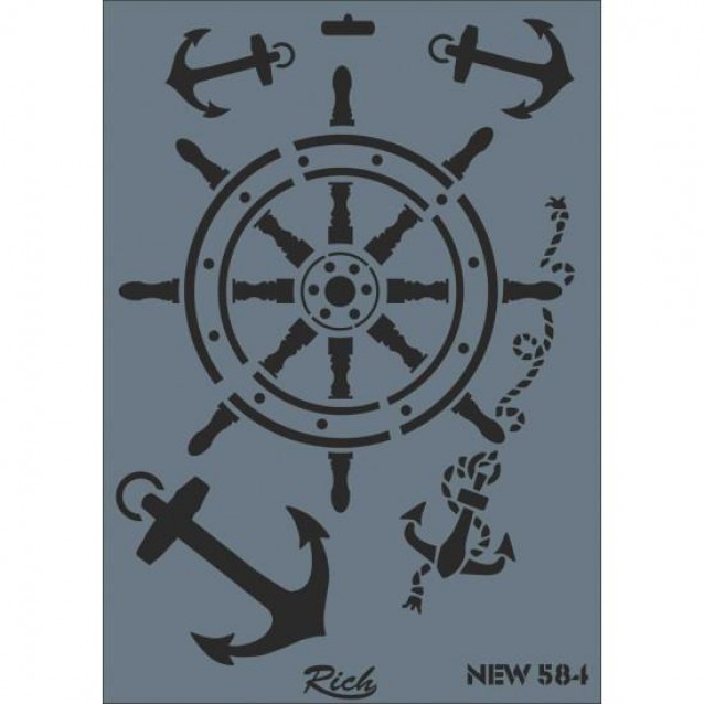 Rich Stencil 25x35cm 584