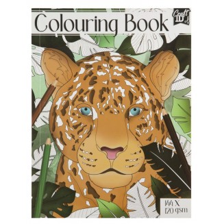 Craft ID Anti-Stress Colouring Book 20,5x15,7 144 σελίδες 120gr  Ζώα
