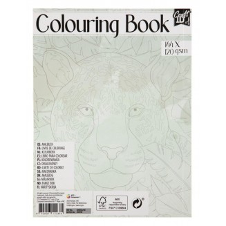 Craft ID Anti-Stress Colouring Book 20,5x15,7 144 σελίδες 120gr  Ζώα
