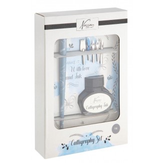 Nassau Σετ Καλλιγραφίας Κονδυλοφόρος με 5 Μύτες & Μελάνι