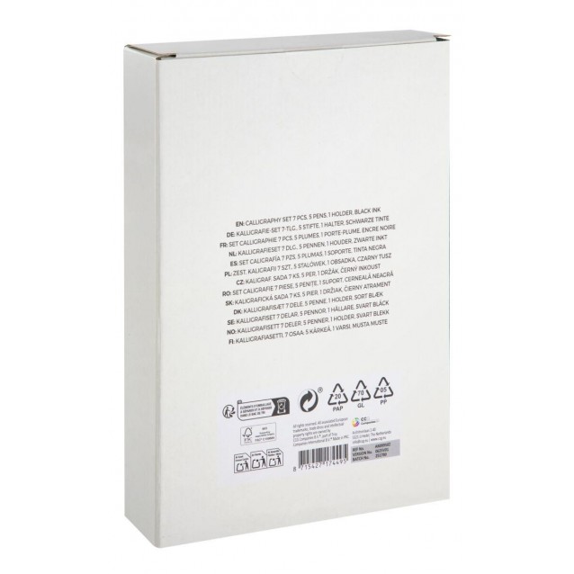 Nassau Σετ Καλλιγραφίας Κονδυλοφόρος με 5 Μύτες & Μελάνι