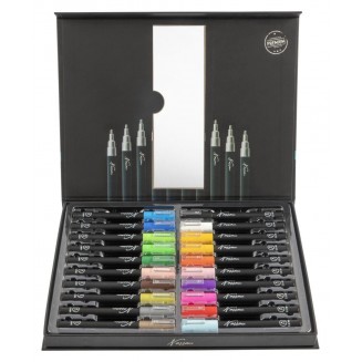 Nassau 20 Ακρυλικοί Μαρκαδόροι Fine Tip 2,5mm