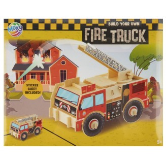 Moxy Κατασκευάστε 3D Ξύλινο Πυροσβεστικό