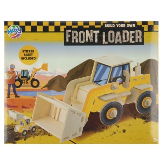 Moxy Κατασκευάστε 3D Ξύλινο Μπουλντόζα