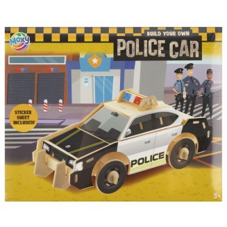 Moxy Κατασκευάστε 3D Ξύλινο Περιπολικό