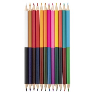 Moxy 12 Ξυλομπογιές Διπλής Μύτης (24 χρώματα)