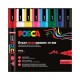 Posca 8 Μαρκαδόροι PC-5BR 1-4mm με Μύτη Πινέλο