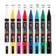 Posca 8 Μαρκαδόροι PC-5BR 1-4mm με Μύτη Πινέλο