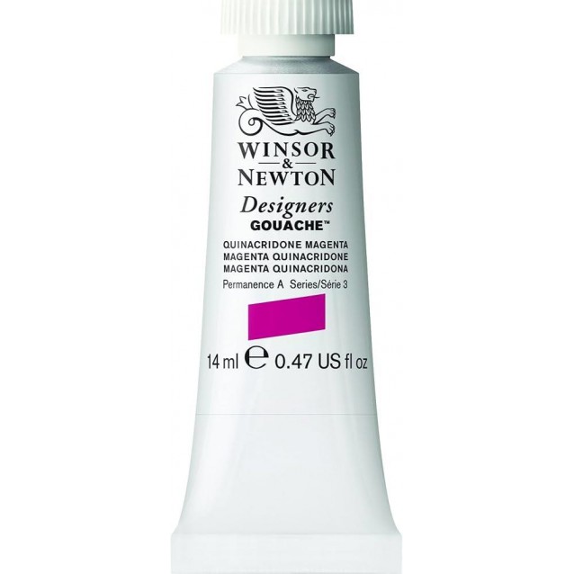 Winsor & Newton 14ml Τέμπερα Designers Quinacridone Magenta Serie 3