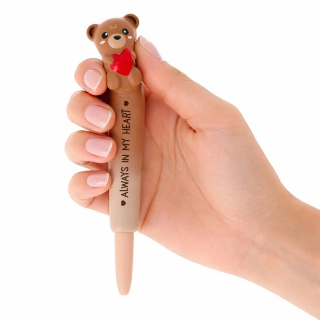 Legami Valentine Squishy Στυλό Gel Squeezies Αρκουδάκι 0,5mm