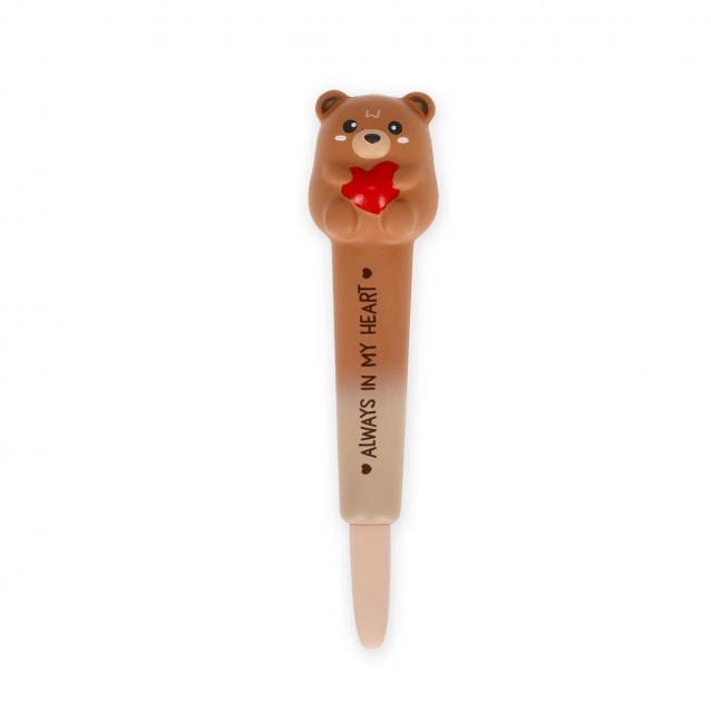 Legami Valentine Squishy Στυλό Gel Squeezies Αρκουδάκι 0,5mm