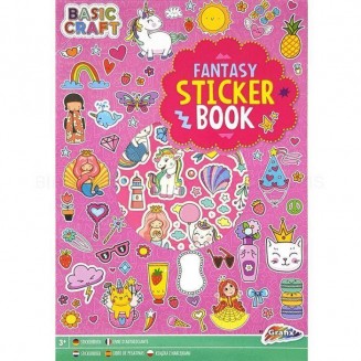 Moxy 8 Φύλλα A4 με Αυτοκόλλητα Stickers Ζωάκια