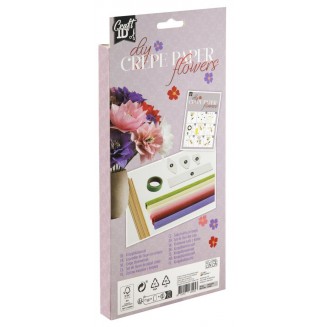 Craft ID 6 Χαρτιά Crepe Flowers 20x25cm