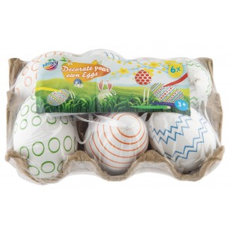 Moxy Διακοσμήστε 6 Αυγά με Μαρκαδόρους