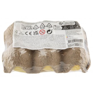 Moxy Διακοσμήστε 6 Κίτρινα Αυγά με Stickers