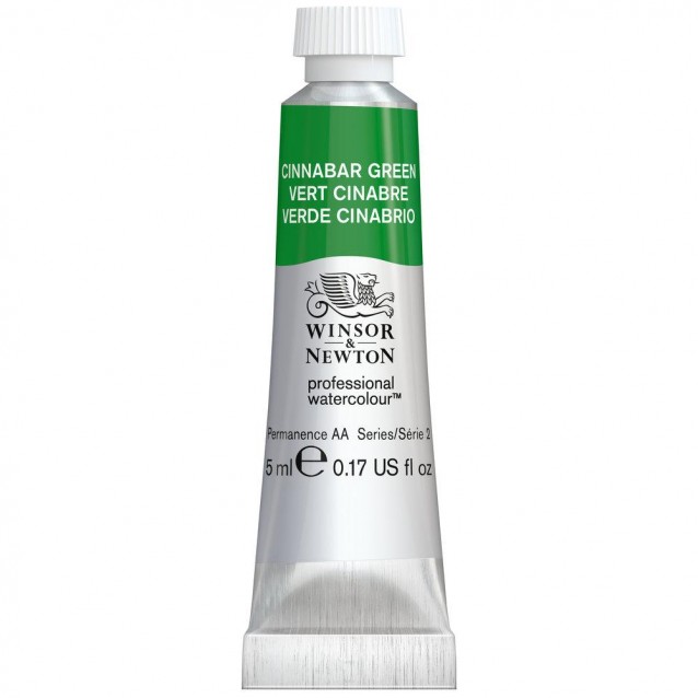 Winsor & Newton 5ml Ακουαρέλας Professional 420 Cinnabar Green Series 2