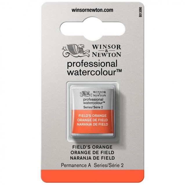 Winsor & Newton Half Pan Ακουαρέλας Professional 418 Fields Orange Series 2