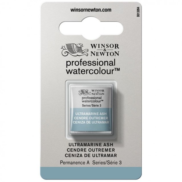 Winsor & Newton Half Pan Ακουαρέλας Professional 424 Ultramarine Ash Series 3