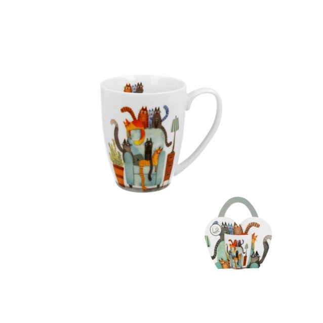 Πορσελάνινη Κούπα Cats World 360ml The Chair