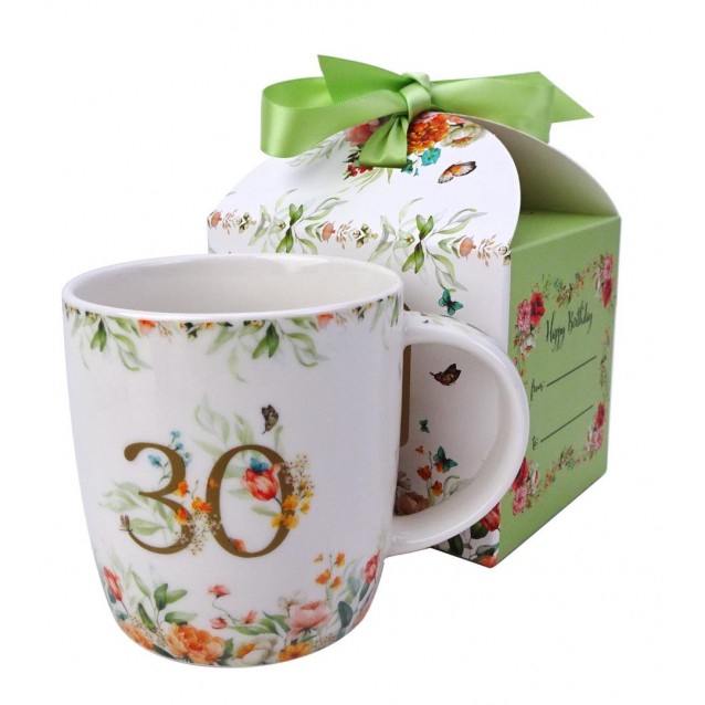 Πορσελάνινη Κούπα Γενεθλίων 400ml 30