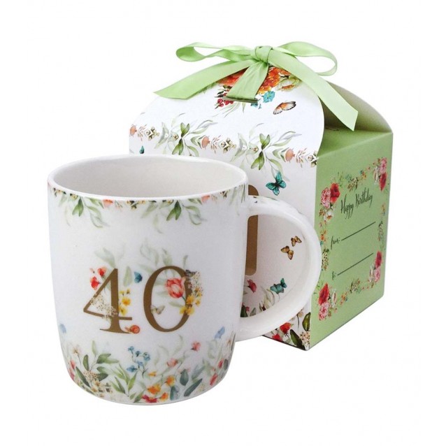 Πορσελάνινη Κούπα Γενεθλίων 400ml 40